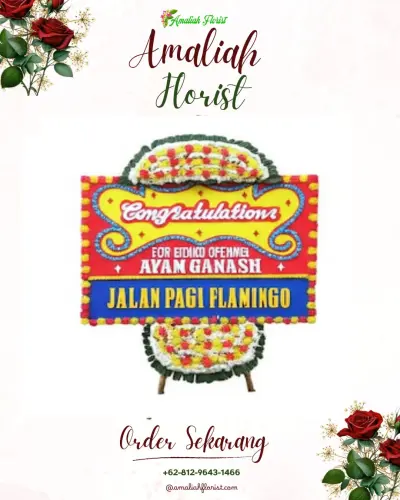 Bunga Papan Congratulation di Selat